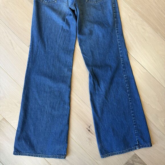 Vintage Levis 694 Jeans 28 Blue For Women 80s Bell Bottom Big E Made In USA - Picture 10 of 12
